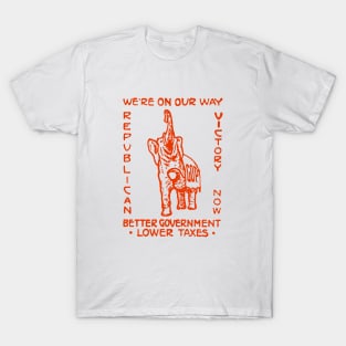 1940s Republican Victory Now T-Shirt